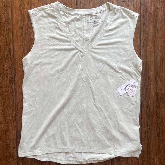 Soma Aloe Knit Sleeveless Top Silver Eucalyptus - Picture 5 of 8